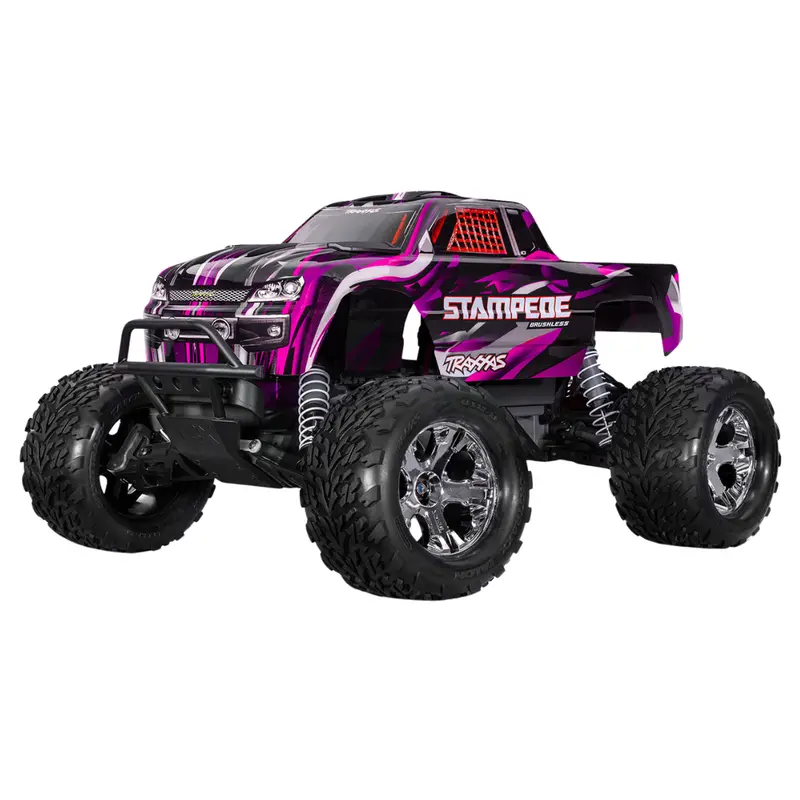 Traxxas Stampede Bl2s Hd 1/10 Rtr Monster Truck 36354-4Pink 1