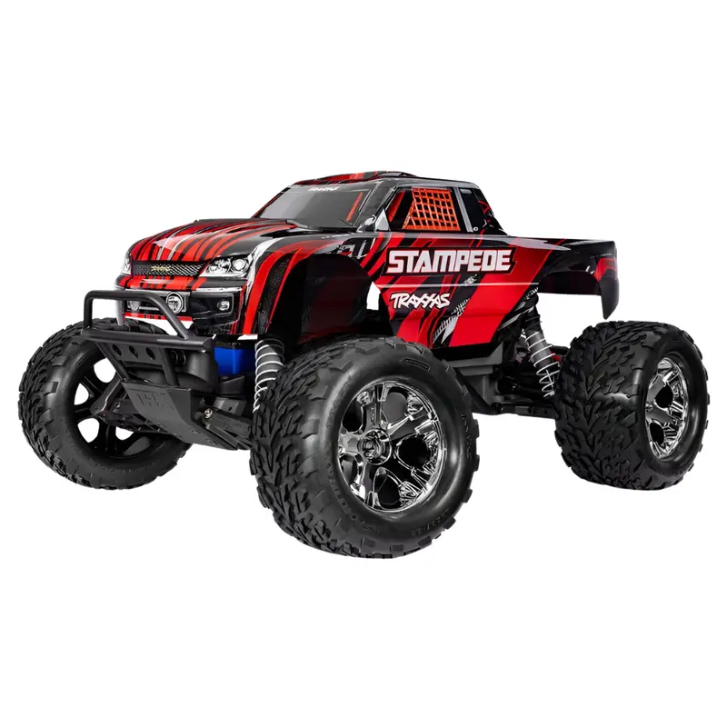 Traxxas Stampede Hd 1/10 2Wd Electric Monster Truck Rtr Rc Car (Red) 36254-8 1