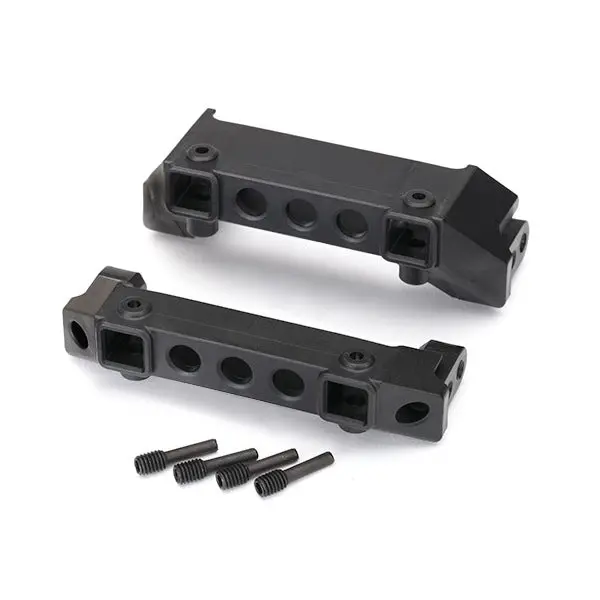 Traxxas Trx-4 Front And Rear Bumper Mounts With Screw Pins Upgrade 8237 1