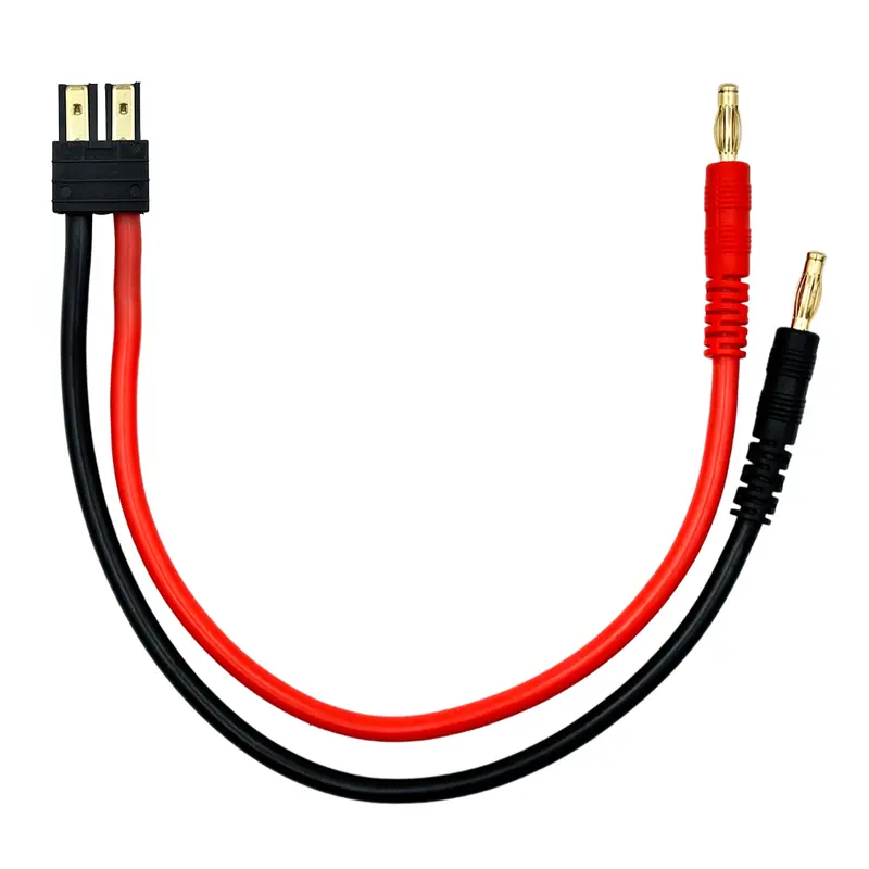 Traxxas Trx Plug Charge Lead W/ 4Mm Bullet Banana Plugs 20Cm 10Awg (B1) 1