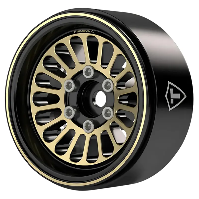 Treal 1.9 Brass Beadlock Wheels 1/10 (4Pcs) Trx4 Scx10 Iii Enduro X004n41z13 1