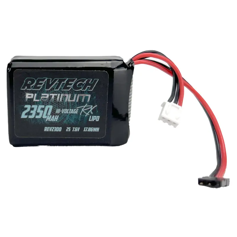 Trinity 2S 7.6V 2350Mah Hv Lipo Platinum Receiver Battery Tri-Rev2300 1