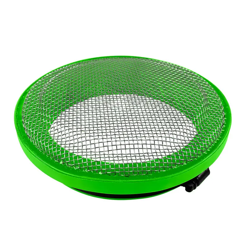 Turbo Screen 5.0 Inch Lime Green Stainless Steel Mesh W/Stainless Steel Clamp 1