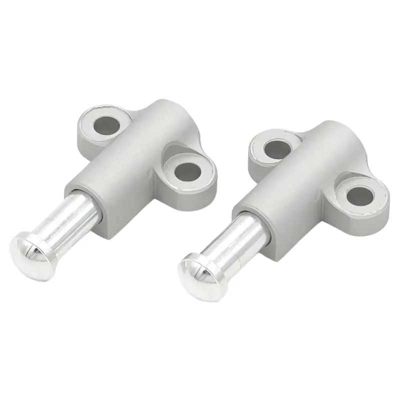 Vanquish H10 Aluminium Front Suspension Bump Stops Silver Vps08851 1
