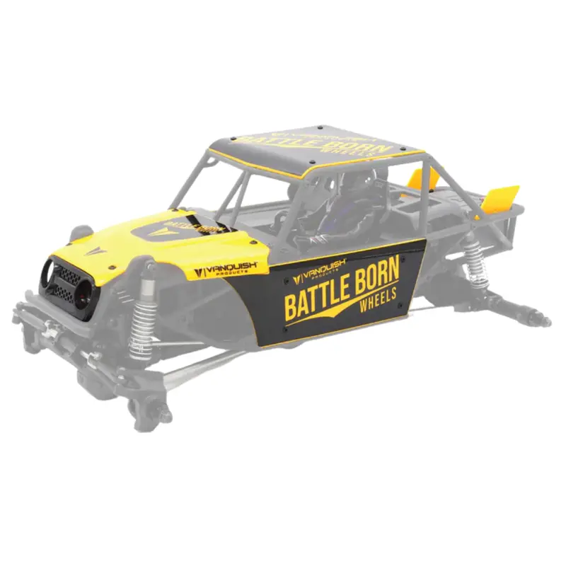 Vanquish Optic Body Panel & Decal Set Yellow Vps10513 1