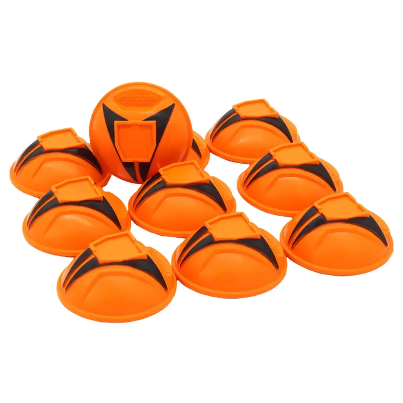 Vanquish Rc Rock Crawler Course Marker Cone Hat Pack 10 Piece Orange Vps10540 1