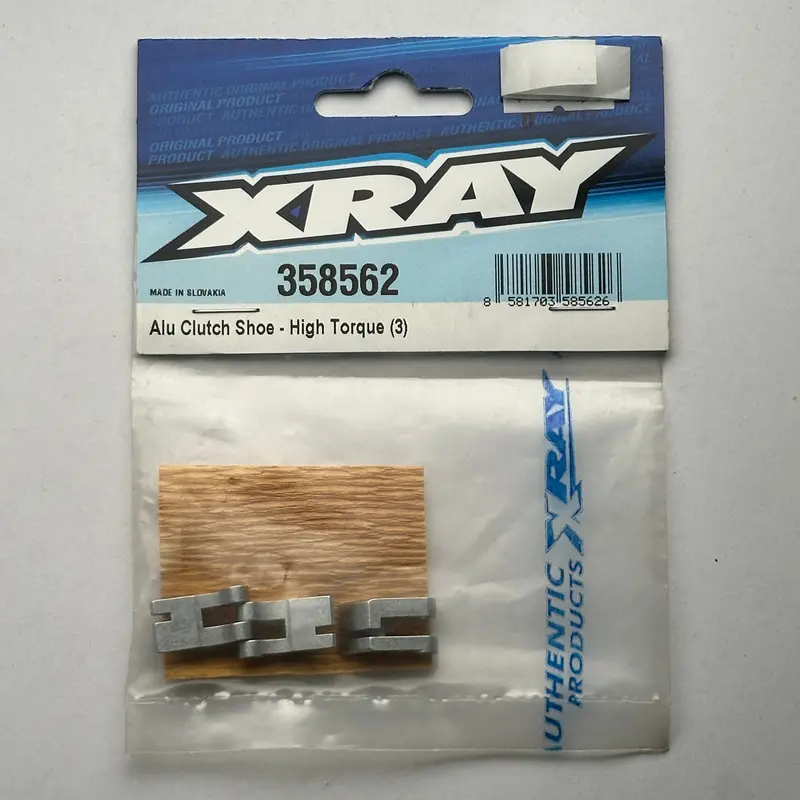 Xray 358562 Alloy Clutch Shoe High Torque 3Pcs Nitro Part [Scratch & Dent] 1