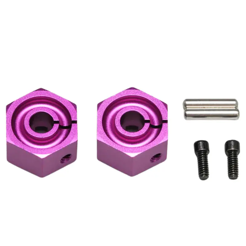 Yokomo Alum Clamp Wheel Hub 8.0Mm Purple Y2-011Cp8a 1