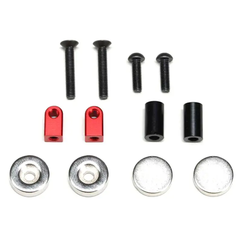 Yokomo Magnet Front Body Mount Red Universal Rc Drift Car Zs-016Mgfr 1