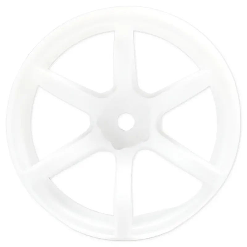 Yokomo Rp Rc 1/10 Drift Wheel 6 Spoke Offset 6Mm White Rp-6213W6a 1