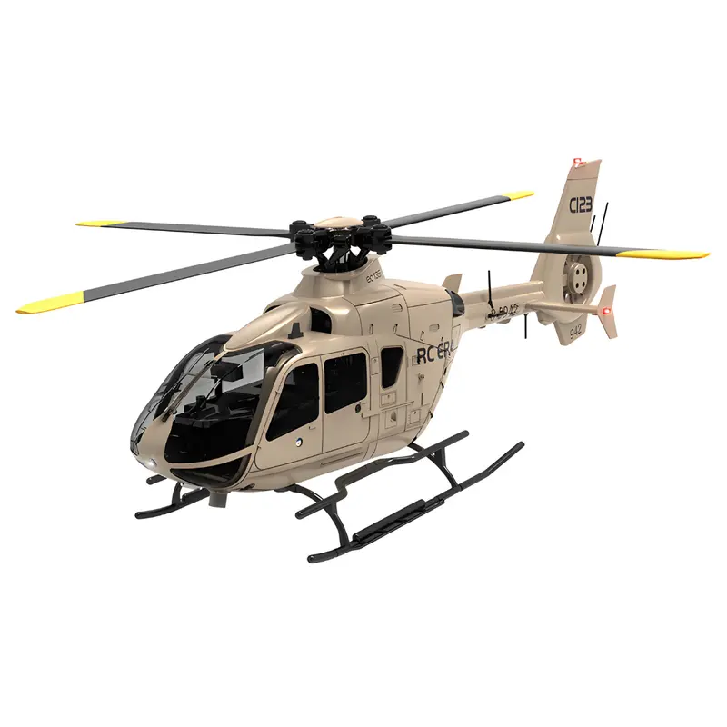 Yx Rc C123 Eurocopter Ec135 6 Axis Gyro Scale Rtf Rc Helicopter 6Ch Sand C123s 1