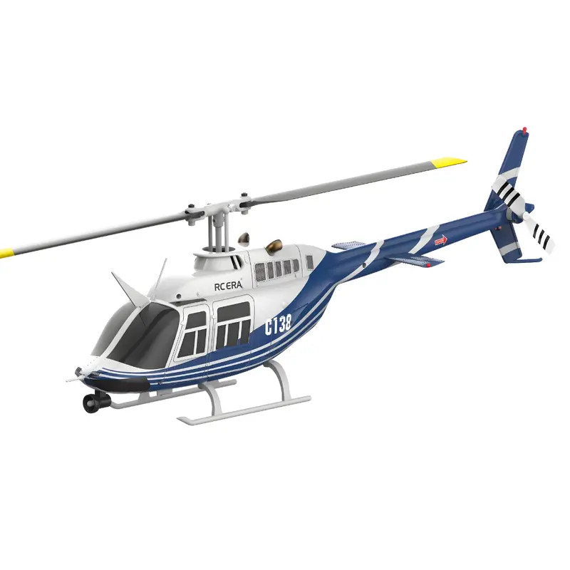 Yx Rc C138 Bell 206 6 Axis Gyro 306Mm Scale Rtf Rc Helicopter 4Ch C138b 1