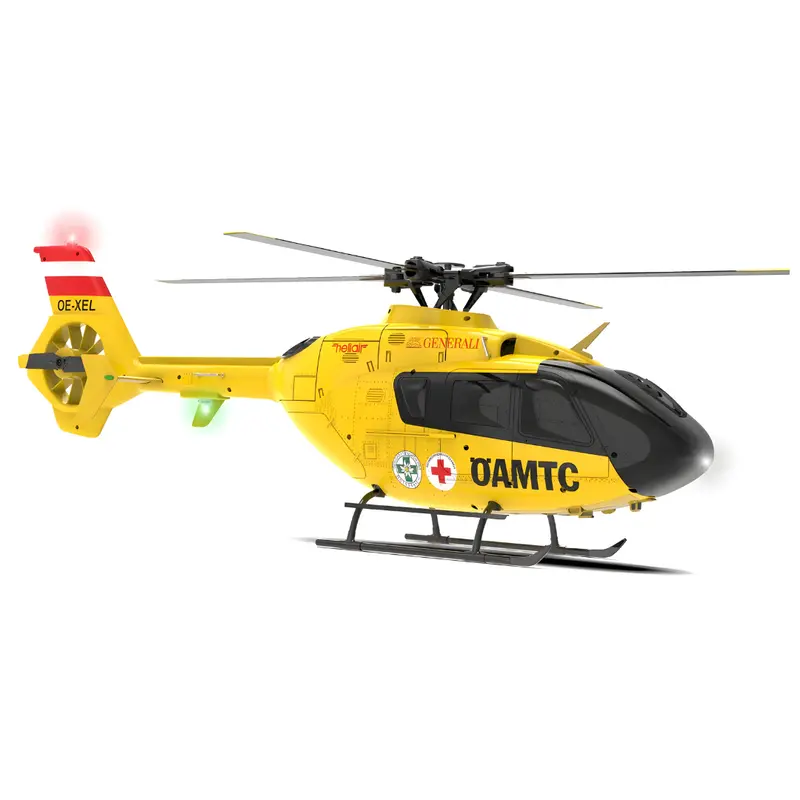 Yx Rc Eurocopter Ec-135 6 Axis Gyro Stabilized 350Mm Scale Rtf Rc Helicopter F06y 1