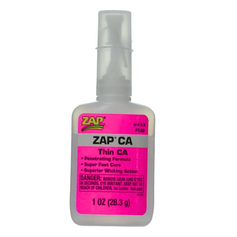 Zap Pt-09 1/2Oz. 14.1G Pink Thin Ca Glue Ethyl Cyanoacrylate H49a 1
