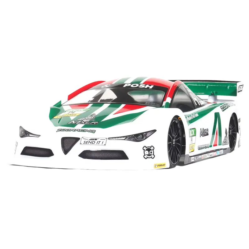 Zooracing Anti 190Mm Touring Car Body 1/10Th Scale Zoolite 0.7Mm Clear Zr-0014-07 1
