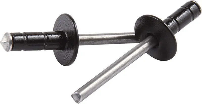 Allstar Performance 18071 Heavy-Duty Aluminum Rivet Kit – Black, 250-Piece Multi-Grip Set 1