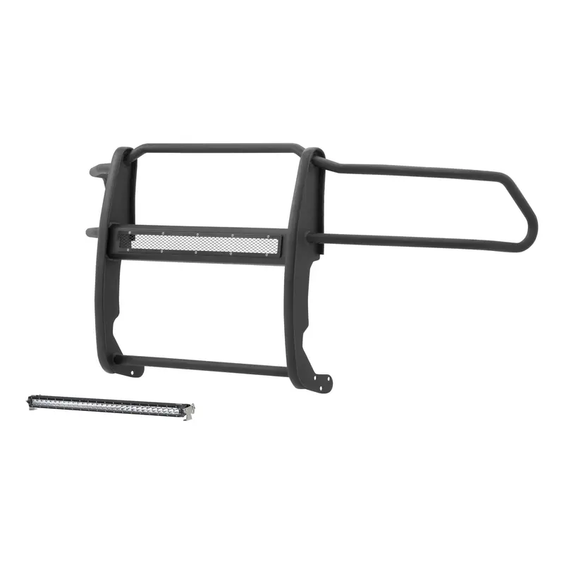 Aries Pro Series Black Steel Grille Guard With Integrated Light Bar – Compatible With Select Dodge And Ram 1500 Trucks 1
