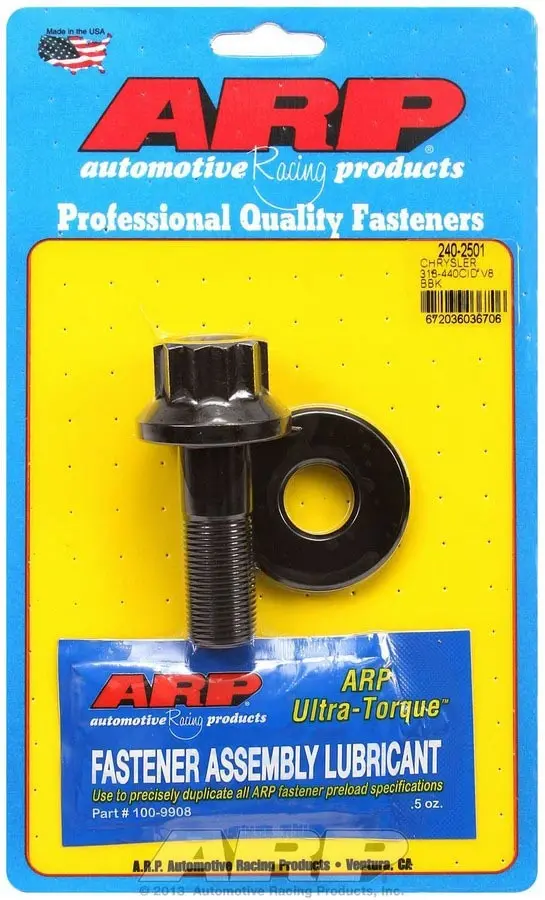 Arp 240-2501 Mopar Harmonic Balancer Bolt Kit – Compatible With 328–440 Cid Engines 1