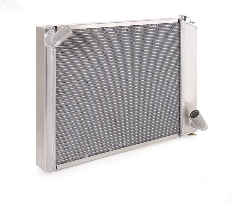Be Cool Factory-Fit Radiator — Polished Aluminum, Designed For 1966–1968 Corvette With Manual Transmission 1
