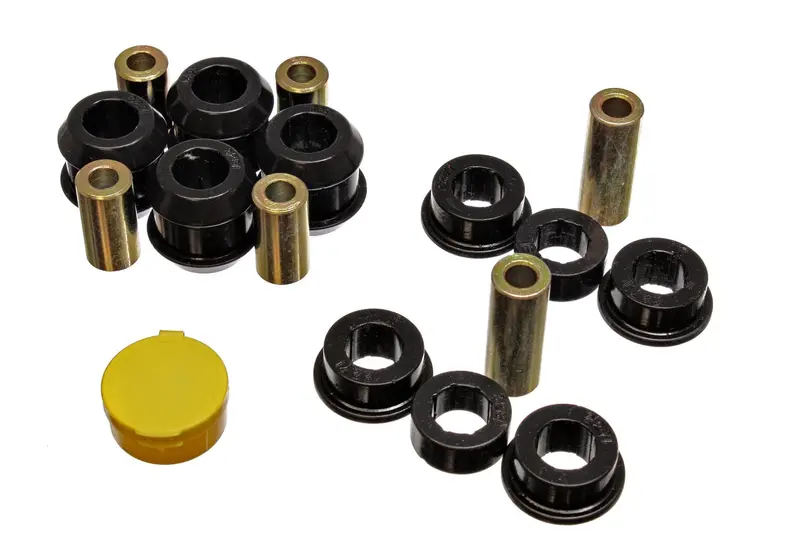 Energy Suspension 16.3108G Front Control Arm Bushing Kit – Performance Polyurethane, Black 1