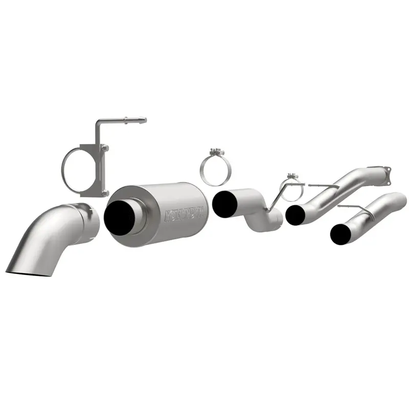 Magnaflow 17128 Off-Road Pro Series Diesel Cat-Back Exhaust System – 4-Inch Diameter 1