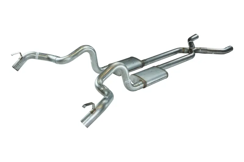 Pypes Streetpro Crossmember-Back Exhaust System With X-Pipe – 3-Inch Tubing, Polished 409 Stainless, Fits 1970–1974 F-Body 1