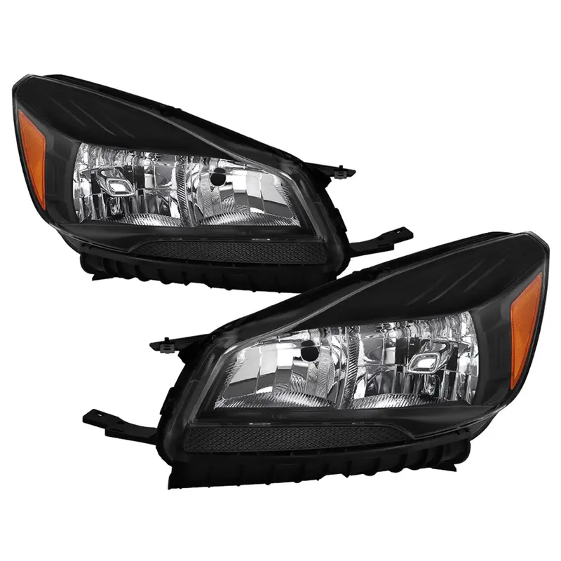 Spyder Auto 9042454 Oem-Style Replacement Headlights – Gloss Black Finish 1