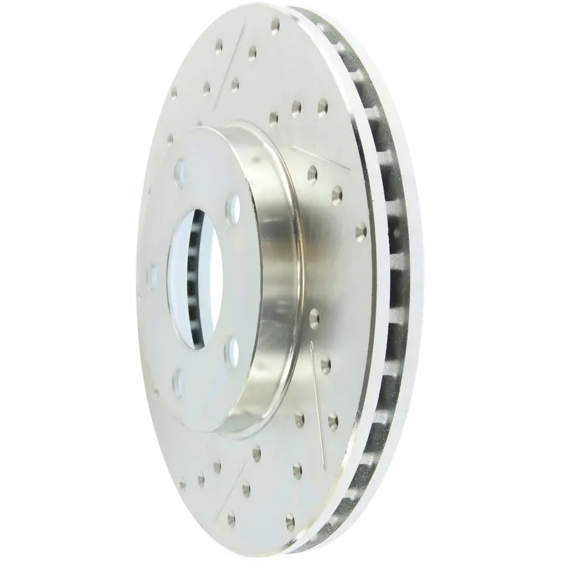 Stoptech 227.61041R Select Sport Drilled & Slotted Front Right Brake Rotor 1