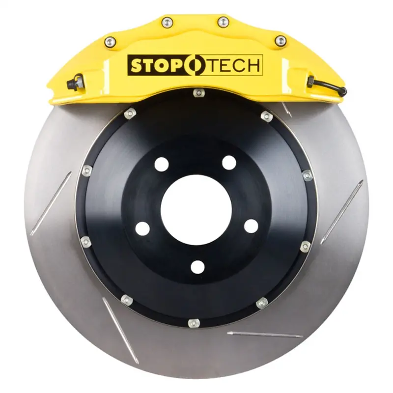 Stoptech Big Brake Front Kit – Two-Piece Slotted Rotor System, Part #83.182.6800.81 1