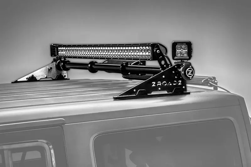 Zroadz Z350050-Jk-Kit-A Modular Led Light Bar Mounting Kit For Jeep Jk 1